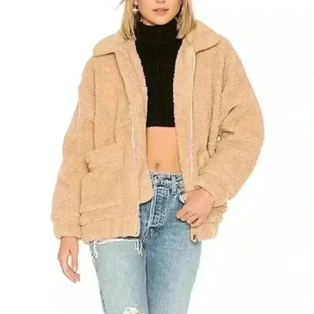I.AM.GIA Teddy Pixie Coat - size Medium